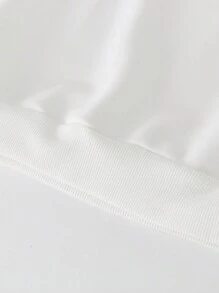 女宝宝熊出没家庭装卡通可爱布朗熊宝宝印花休闲圆领白色卫衣1件套头衫秋冬搭配装母女装（3件另售） - 白色 - 查看 6