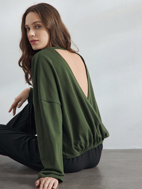 Ocili เสื้อนอนผู้หญิง ผ้านุ่ม สบาย ฝ้าย สไตล์ยิม