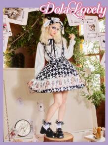 Dola Lovely Women's Solid Color Fashionable Versatile Casual Loafers Halloween Sorceress - Black - View 2