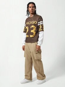 2pcs Casual Comfortable Teenage Boys Long Sleeve Hoodie And Trousers Set - Multicolor - View 5