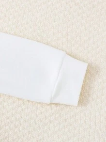 SHEIN Bộ đồ thường ngày họa tiết kỳ lân cho bé gái gồm 2 món áo nỉ dài tay và quần, mùa xuân và mùa thu - Nhiều màu - Xem 7