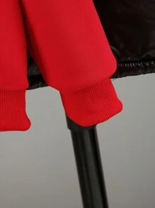 3 件套 Tween Boy 背心、字母印花连帽衫和裤子套装，休闲宽松，秋冬 - 彩色 - 查看 6