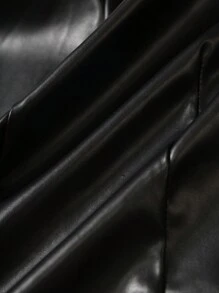 SHEIN EZwear Gilet sans manches noir pour femmes grande taille - Noir - Voir 6