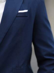 Manfinity Mode Men Solid Blazer & Suit Pants For Dailywear