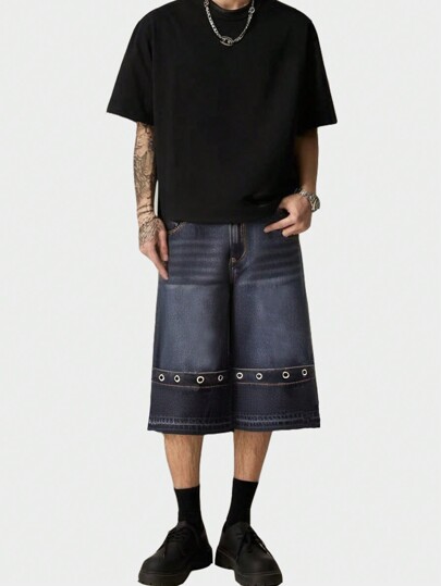 Street Life Short en jean minimaliste et quotidien pour homme