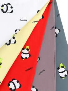 5pcs/Pack Men's Letter & Cartoon Printed Breathable Boxer Briefs - Multicolor - View 6