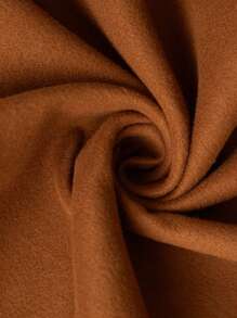 Celure Chaqueta holgada de manga larga con botones delanteros y ribete de color contrastante, de uso diario y casual, para el invierno, en tallas grandes