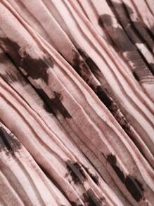 Dazy Plus Plus Size Women All-Over Floral Print Sleeveless Dress,Ruffle