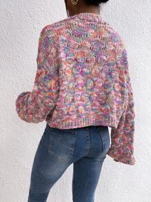 Chiquease Long Sleeve Casual Cardigan, Vacation Party,Long Sleeve Tops Fall Winter Cloth For Women - Multicolor - View 2