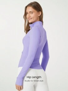GLOWMODE Chaquetas deportivas para mujer - Morado - Ver 2