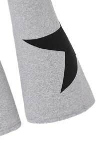 Conjunto de Duas Peças com Manga Longa e Calça Longa Estampado de Estrelas para Adolescentes Femininas