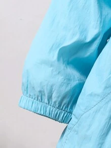 2 piezas Conjunto deportivo casual minimalista con capucha y shorts para niño joven, adecuado para uso diario, escuela, deportes, primavera/verano/otoño