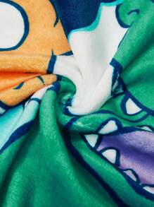 Nick 90s X SHEIN Cartoon Full Print Bed Blanket