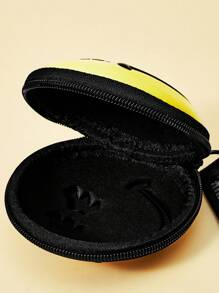 SmileyWorld® | SHEIN Fun Cartoon Expression Pattern Round Coin Purse
