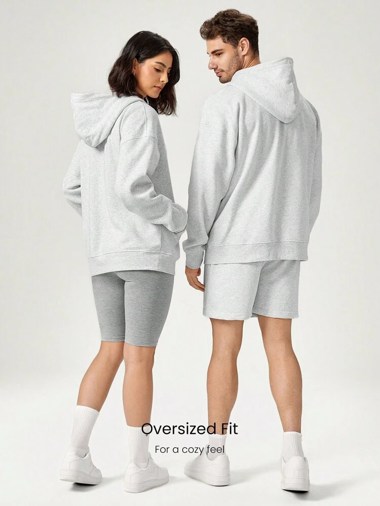 Chaqueta con capucha de uso diario, informal, con bolsillos básicos, estilo casual unisex