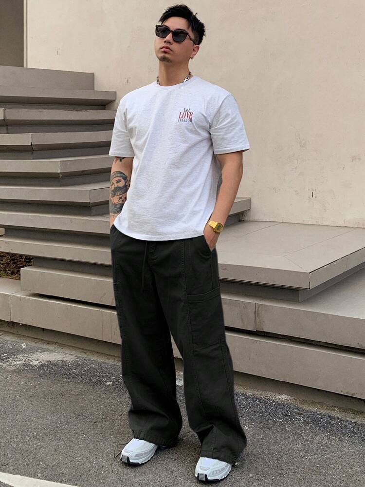 Men's Casual Washed Solid Color Denim Jeans,Back To School Clothes