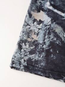 Manfinity Roghcode 男士圆领长袖二合一 T 恤 - 彩色 - 查看 3