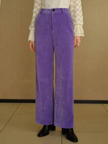 MOTF STUDIO SOLID SLANT POCKET STRAIGHT LEG SUIT PANTS