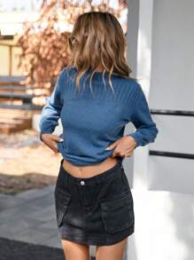 Aveloria Affinna French Classic Turtleneck Casual Pullover Sweater