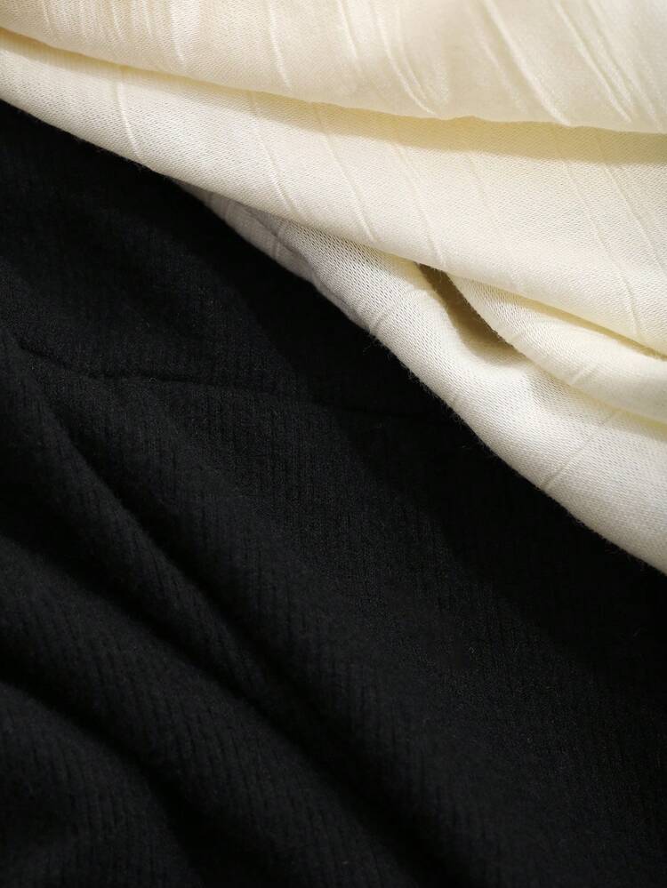 Dazy Plus Vestido largo y ajustado con acento de lazo, talla grande. Vestido largo de manga larga para otoño, vestido maxi