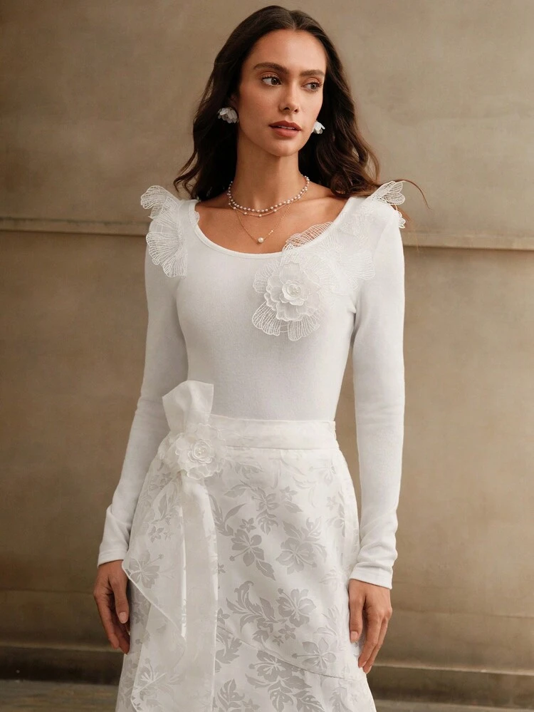 Women's Unique Design Elegant Chic Knitted Sweater, Autumn/Winter