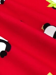 5pcs/Pack Men's Letter & Cartoon Printed Breathable Boxer Briefs - Multicolor - View 5