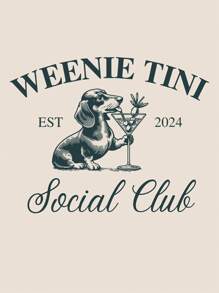 INAWLY Cute Dachshund Print Crewneck Sweatshirt,Long Sleeve Top,Graduation,Teacher,Back To School Pullover Fall - Apricot - View 3