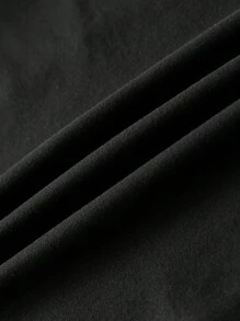 Attitoon Camiseta holgada de manga corta para mujer con estampado de emoticonos, adecuada para el verano - Negro - Ver 5