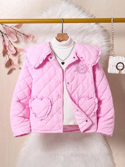 Áo khoác cho bé gái tuổi teen, Áo khoác mùa đông dày ấm áp cho bé gái tuổi teen