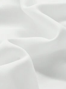 SHEIN Privé Áo cánh không tay họa tiết hoa 3D màu trắng thiết kế thanh lịch lãng mạn dành cho nữ - trắng - Xem 4