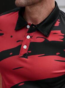 Manfinity Golf Áo thun Polo in họa tiết Colorblock phong cách Boyfriend dành cho nam - Nhiều màu - Xem 6