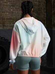 Powerista Áo khoác thể thao dài tay chạy bộ & đấm bốc ngoài trời cho nữ - trắng - Xem 2