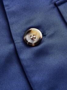 SHEIN Teen Boys Leisure Suits,Navy Blue,Suitable For Autumn, Suitable For Winter, Suitable For Keeping Warm, Suitable For College, Suitable For Home, Suitable For Daily Use, Suitable For Sports, Suitable For Birthday Parties, Suitable For Basic And Versatile, Simple And Plush.