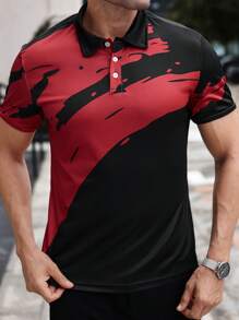 Manfinity Golf Áo thun Polo in họa tiết Colorblock phong cách Boyfriend dành cho nam - Nhiều màu - Xem 3