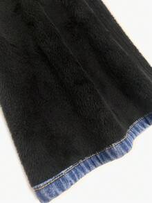 NVFelix 新款秋季弹力喇叭牛仔裤，双口袋，浅蓝色