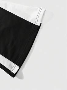 Manfinity EMRG 1 件大码男士字母和蜘蛛网印花背心和 1 件喇叭裤套装