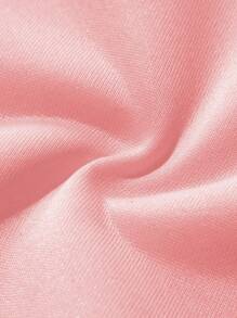 Tween Girls Cute Ghost & Pumpkin Print Casual Crew Neck Sweatshirt For Halloween - Baby Pink - View 4