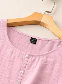 EMERY ROSE 女士休闲纽扣装饰背心，夏季