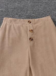 SHEIN 3 Stücke/Set Tween Mädchen Top Einfarbig, Hose und karierte Jacke aus Plüsch als lässiges Outfit