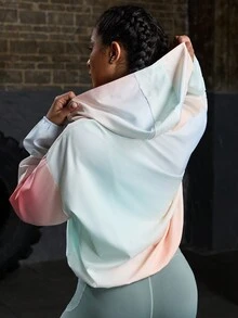 Powerista Áo khoác thể thao dài tay chạy bộ & đấm bốc ngoài trời cho nữ - trắng - Xem 6