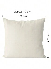 4 件圣诞枕套 18x18 套装适用于圣诞节装饰水牛格子圣诞树欢乐雪枕套冬季节日抱枕农舍沙发装饰 - 粉色 - 查看 2