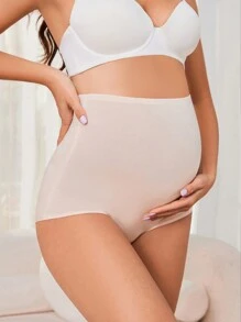 Calzoncillos minimalistas de unicolor para maternidad, uso casual de todos los días
