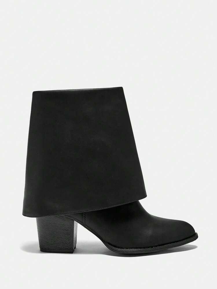 CUCCOO BIZCHIC Women's Fashion Versatile Chunky Heel Ankle Boots For Christmas And New Year Holiday