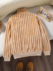 SHEIN Modna puszysta ciepła kurtka dla nastolatków