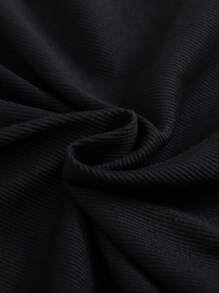 Tween Girls Hollow-Out High Neck Knitted Dress