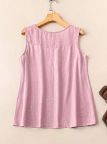 EMERY ROSE 女士休闲纽扣装饰背心，夏季