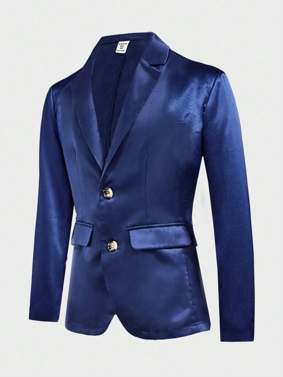 SHEIN Teen Boys Leisure Suits,Navy Blue,Suitable For Autumn, Suitable For Winter, Suitable For Keeping Warm, Suitable For College, Suitable For Home, Suitable For Daily Use, Suitable For Sports, Suitable For Birthday Parties, Suitable For Basic And Versatile, Simple And Plush.