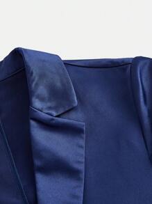 SHEIN Teen Boys Leisure Suits,Navy Blue,Suitable For Autumn, Suitable For Winter, Suitable For Keeping Warm, Suitable For College, Suitable For Home, Suitable For Daily Use, Suitable For Sports, Suitable For Birthday Parties, Suitable For Basic And Versatile, Simple And Plush.