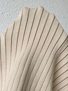 Modelyn 女式撞色饰边前纽扣无袖毛衣连衣裙，秋季