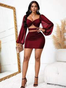 Women's Sexy Y2K Gothic Vintage  Hollow Out Off Shoulder Bandeau Pleated Dress